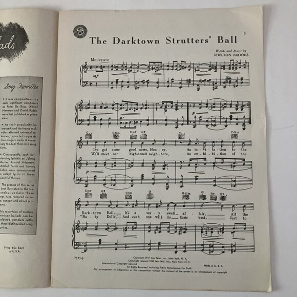 1910s 20s Vintage Sheet Music  Rudy Vallee Ziegfeld Follies Ramona WeeWee Marie - Picture 10 of 15